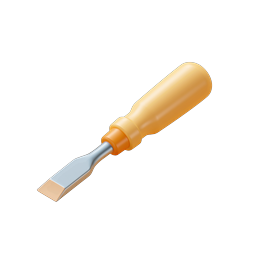 Woodworking Chisel Tool Icon - Carpentry & DIY