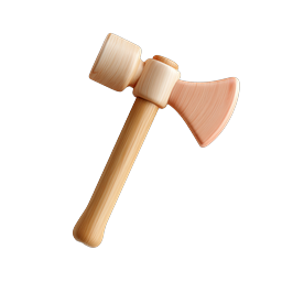 Wooden Axe Icon - Tool & Crafting Illustration