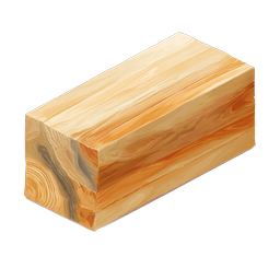 Wooden Beam Timber Plank Construction Icon