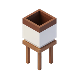 Wooden Beehive Box Isometric Icon for Apiculture