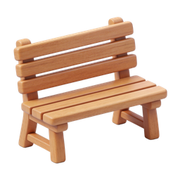 Wooden Bench Icon for Outdoor Furniture Designs