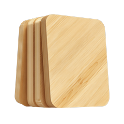 Holzbretter-Stapel-Icon - Natürliches Holz Küchen-Icon