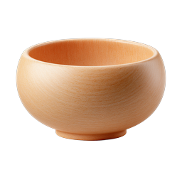 Wooden Bowl Icon for Culinary Graphics