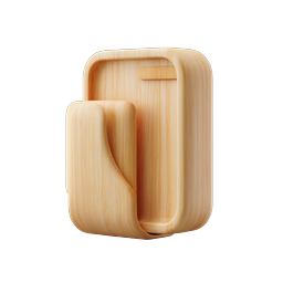 Icona 3D porta in legno - Immobiliare e home design