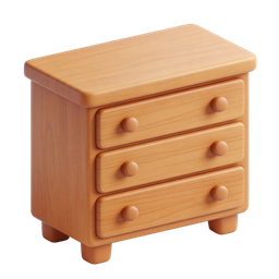Wooden Dresser Icon for Home Decor Applications