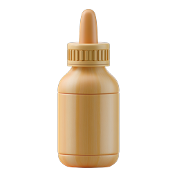 Wooden Dropper Bottle Icon | Natural Essential Oil