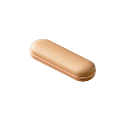 Ícone de borracha de madeira - Material escolar realista