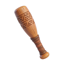 Wooden Güiro Percussion Instrument 3D Icon