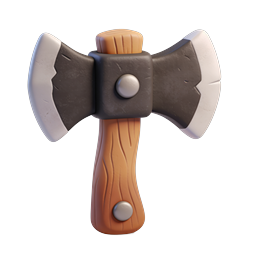 Wooden Hammer Tool 3D Icon for Construction & DIY
