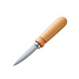 Wooden Handle Knife Icon for Culinary Designs