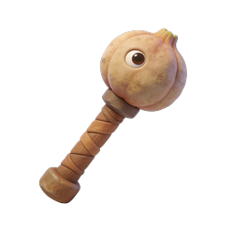 Ícone de personagem maça de madeira caprichoso - estilo clay 3D