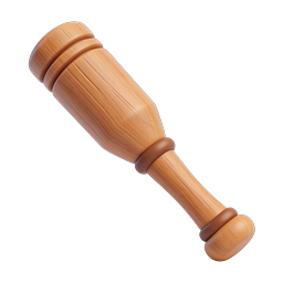 Wooden Mallet Icon for DIY and Construction Projects