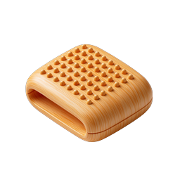 Wooden Massage Brush with Ergonomic Handle