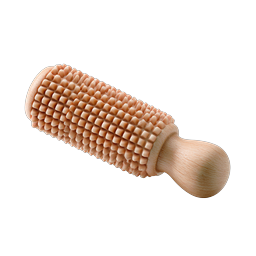 Wooden Massage Roller Stick Icon | Natural Muscle Relief Tool