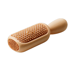 Wooden Massage Roller Tool - Realistic 3D Icon
