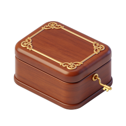 Ornate Wooden Music Box Icon | Vintage Treasure