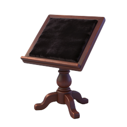 Classic Wooden Music Stand Icon | 3D Rendered Furniture