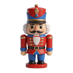 Wooden Nutcracker Christmas Toy Soldier Icon