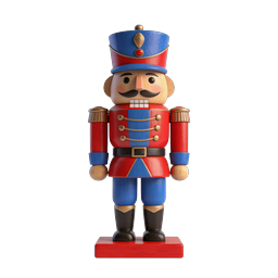 Wooden Nutcracker Soldier Christmas Icon