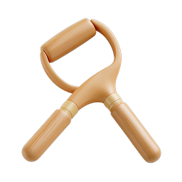Wooden Roller Massager Beauty Tool Icon