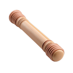 Wooden Rolling Pin Baking Tool Icon