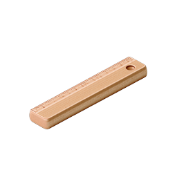 Wooden Ruler Icon | Classic Measurement Tool