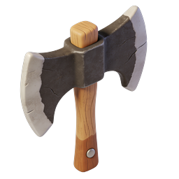 Realistic 3D Sledgehammer Icon - Tool & Construction