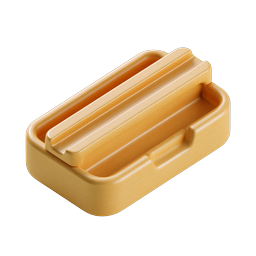 Wooden Soap Dish Icon | Natural Eco-Friendly Bath Accessory