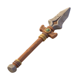 Wooden Spear Icon for Fantasy and Gaming Designs