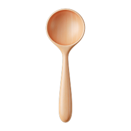 Wooden Spoon Icon | Realistic Kitchen Utensil