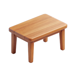 Stylish Wooden Table Icon for Home Decor