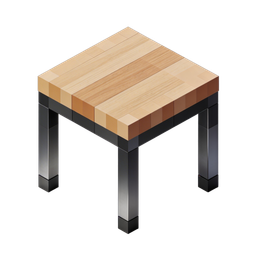 Stylish Wooden Table Icon for Modern Design Projects