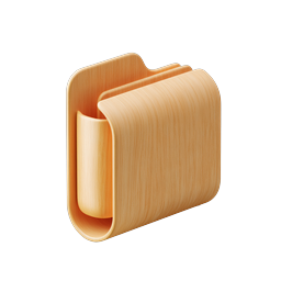 Icono de organizador de pared de madera | Almacenamiento minimalista para el hogar