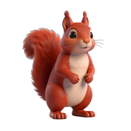 Cute Squirrel Icon for Nature Projects and Applications