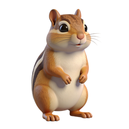 Adorable Chipmunk Icon for Nature Projects