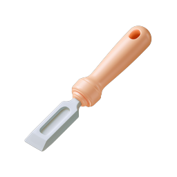 Woodworking Chisel Icon for Crafting and DIY Projects