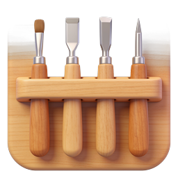 Woodworking Chisels Set Icon | Carpentry Tools