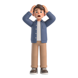 Worried Person Icon for Stress Management Resources