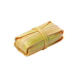 Wrapped Tamale Icon - 3D Food Illustration