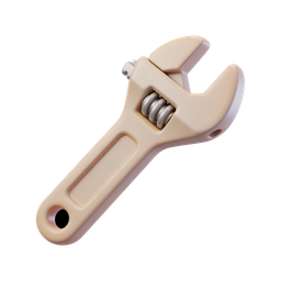Adjustable Wrench Tool Icon for Services