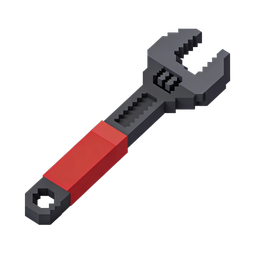 Wrench Tool Icon for Maintenance and Repair