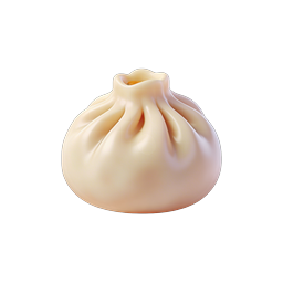Xiao Long Bao Soup Dumpling Icon - Realistic 3D