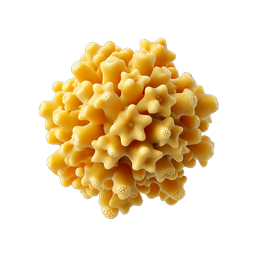 Yellow Coral Cluster 3D Nature Icon | Marine Life