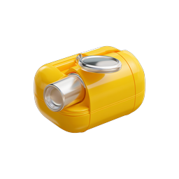 Ícone de Tanque de Combustível Amarelo - Galão de Gasolina Renderizado em 3D