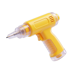 Yellow Power Drill Icon - 3D Realistic Tool Design