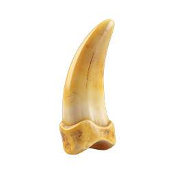 Yellow Tooth Icon - Realistic 3D Dental Graphic
