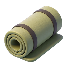 Stylish Yoga Mat Icon for Fitness and Wellness