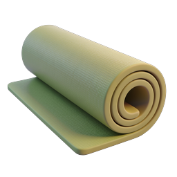 Yoga Mat Icon for Fitness and Wellness