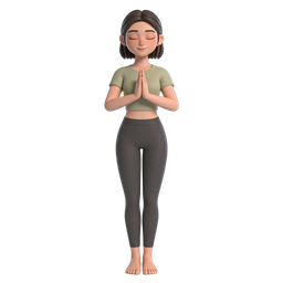 Yoga Practice Icon for Wellness and Fitness