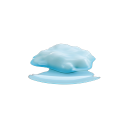 Creamy Yogurt Plate 3D Food Icon | Dairy Dessert